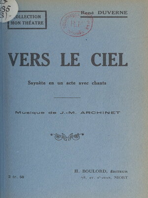 cover image of Vers le ciel
